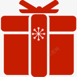 礼物盒雪花礼物盒红色礼物盒素材