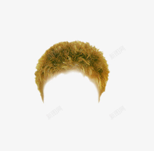 棕色漂亮男士发型png免抠素材_新图网 https://ixintu.com 发型 棕色男士发型 漂亮男士发型 男士发型