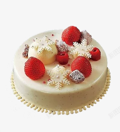 草莓奶油蛋糕png免抠素材_新图网 https://ixintu.com 奶油 甜点 草莓 蛋糕