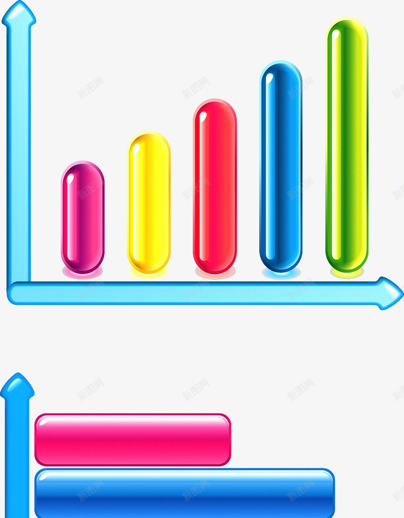 商务信息图表示意图png免抠素材_新图网 https://ixintu.com PPT 信息 商务 图表 多彩 柱形 步骤 流程 示意图 统计 说明