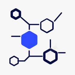 化学手绘彩色手绘扁平化基因算法元素高清图片