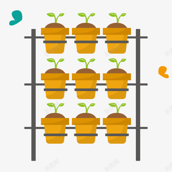 盆栽植物花盆png免抠素材_新图网 https://ixintu.com 农 农业 叶 有机 生态 盆栽 种植 绿植 花盆