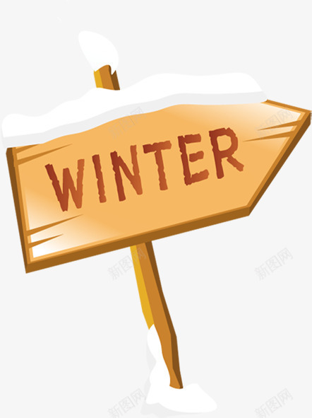 winter冬季卡通木牌圣诞节png免抠素材_新图网 https://ixintu.com winter 冬季 卡通 圣诞节 木牌