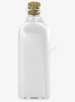 瓶装酸梅汁木塞子酸奶瓶高清图片