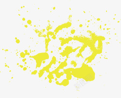 黄色的喷漆矢量图素材