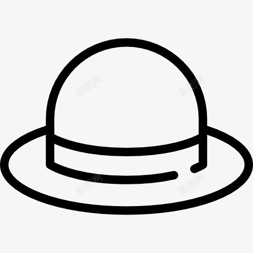 圆帽图标png_新图网 https://ixintu.com 头上 帽子 时尚 配件