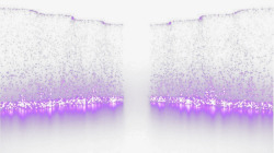 紫色粒子紫色开合感落地粒子高清图片