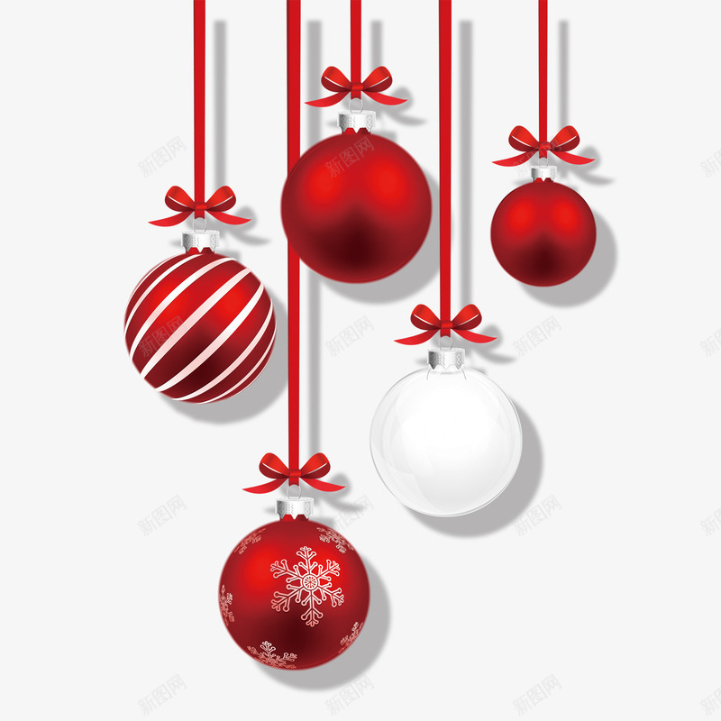 红色圣诞球挂饰装饰图案png免抠素材_新图网 https://ixintu.com 圣诞图案 圣诞球 圣诞球装饰 圣诞装饰 圣诞装饰图案 红色 红色圣诞球 装饰图案