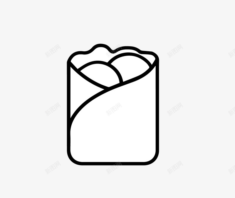 卤肉卷图标png_新图网 https://ixintu.com icon 卡通 卤肉卷 图标 手绘 插图 特色小吃 肉 食物 饼 鸡蛋卷