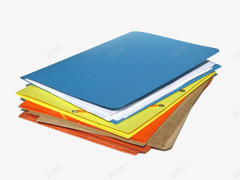 一堆蓝色橘色黄色的文件夹png免抠素材_新图网 https://ixintu.com 一堆 文件夹 橘色 蓝色 黄色