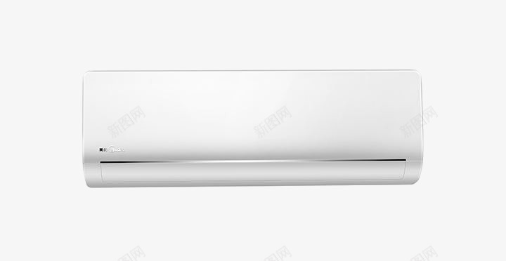 银白色电器美的空调png免抠素材_新图网 https://ixintu.com 素材 美的空调 设计 银色 高清