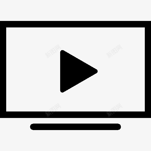 MediaControlsTvShowIcon图标png_新图网 https://ixintu.com controls media show tv