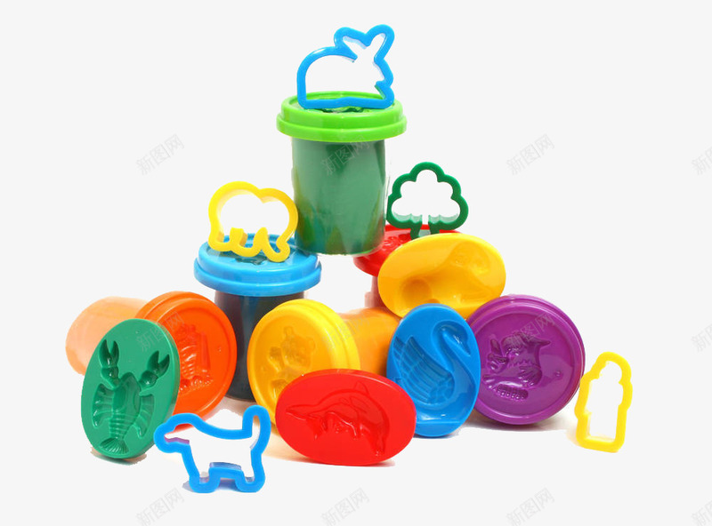 儿童彩色橡皮泥玩具png免抠素材_新图网 https://ixintu.com 兔子 创意 商务 彩色 手绘 模具 橡皮泥 玩具
