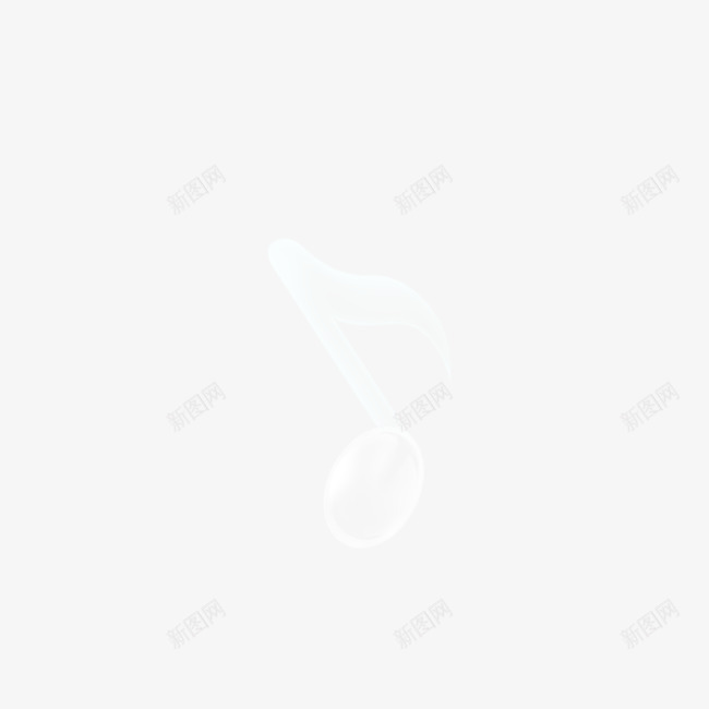 音符png免抠素材_新图网 https://ixintu.com 水珠 透明 音乐 音符花边