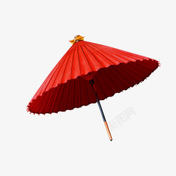 雨具单色红伞高清图片