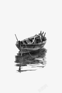水乡小船木船高清图片
