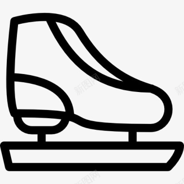 溜冰鞋靴图标图标