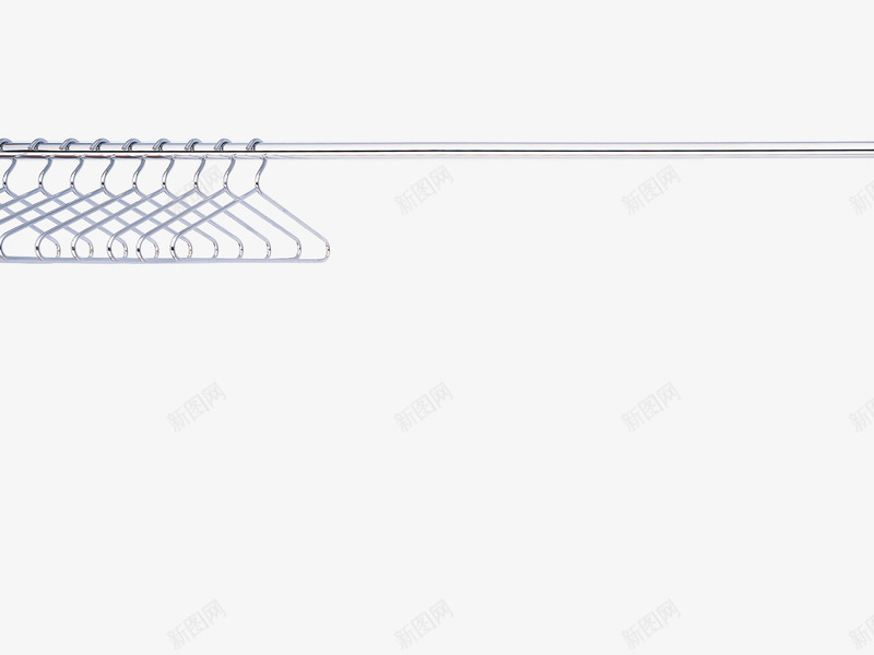 衣橱里的衣架png免抠素材_新图网 https://ixintu.com 服装展示 衣杠 衣架 衣柜 衣橱