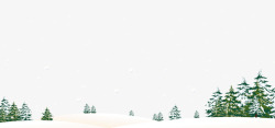 户外雪景圣诞背景高清图片