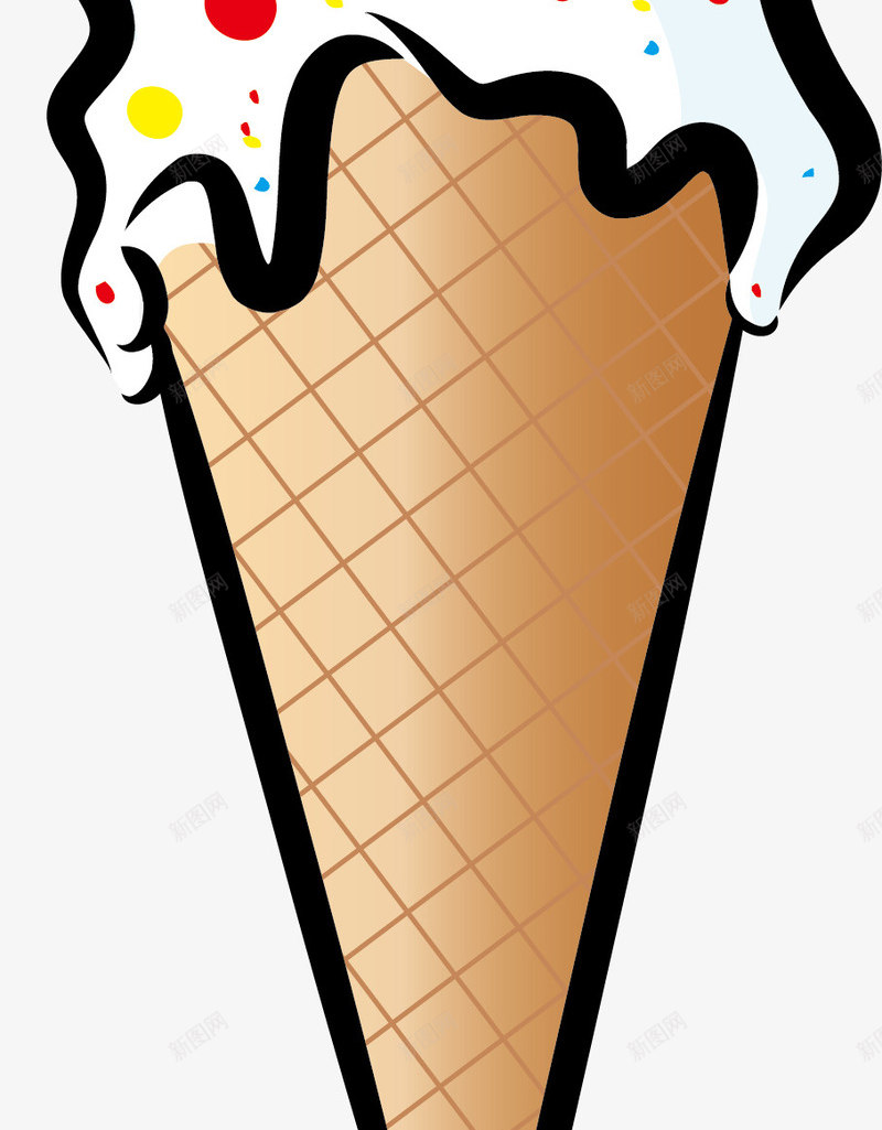卡通冰淇淋图标png_新图网 https://ixintu.com 冰棒 冰淇凌 冰淇淋简笔画 手绘冰淇凌 手绘雪糕 手绘食物 矢量雪糕 美食 雪糕 雪糕图标 食物