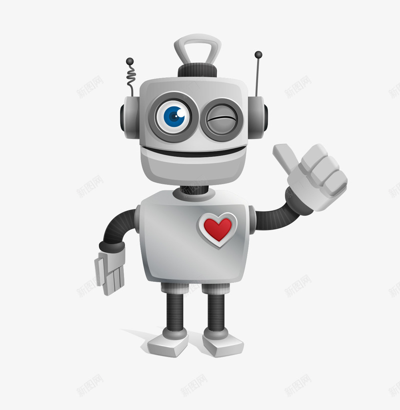 机器人png免抠素材_新图网 https://ixintu.com 教育 未来 机器人 科幻 科技