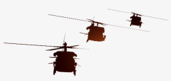 九一八国耻纪念日夕阳直升机高清图片