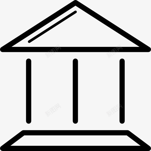 银行大楼图标png_新图网 https://ixintu.com 储蓄 商业 货币 贷款 钱 银行