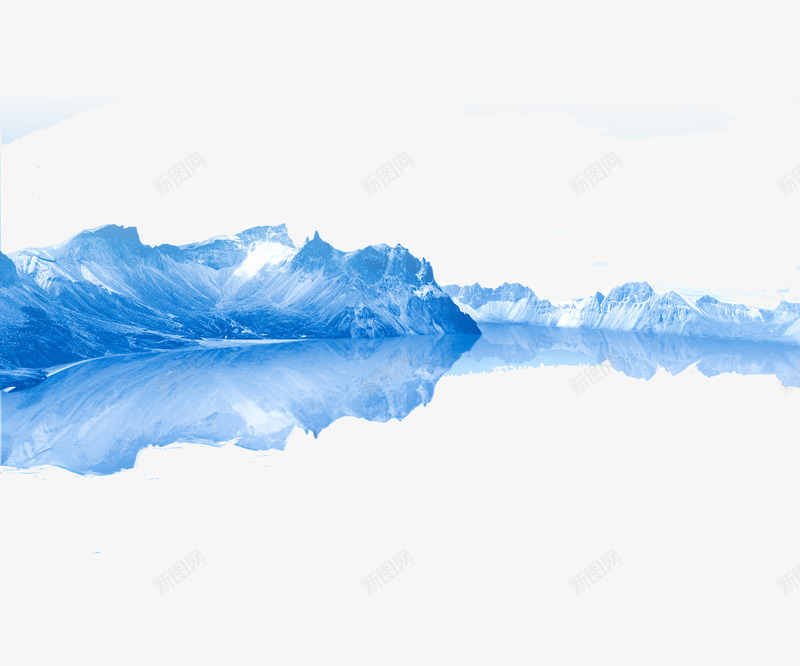 蓝色冰山png免抠素材_新图网 https://ixintu.com 免抠png图片 冬季 冰 冰山 模型 湖面 蓝色 蓝色冰山 雪山