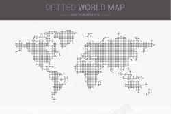 点缀世界地图素材