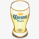 电晕啤酒玻璃Beericon图标图标