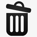 垃圾筒垃圾桶icon图标高清图片