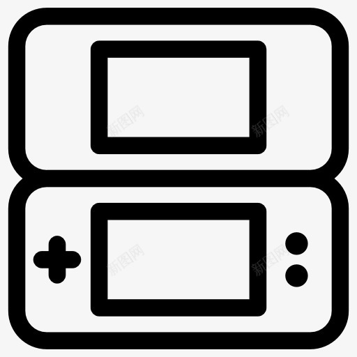 游戏机图标png_新图网 https://ixintu.com 休闲玩家 便携式电子 多媒体 技术 游戏 游戏控制台 装置