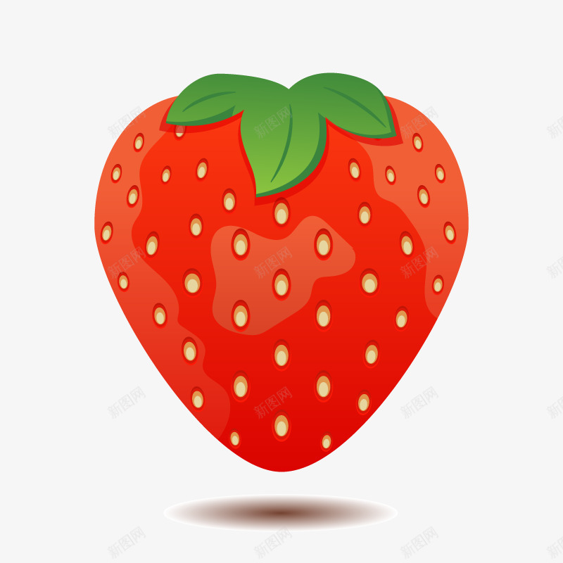 草莓png免抠素材_新图网 https://ixintu.com 一个草莓 卡通草莓 水果