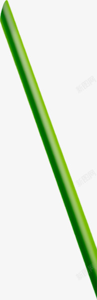 绿色竹筒端午节装饰素材