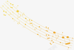 涂鸦字体音符环绕舞动音符矢量图高清图片