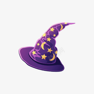 女巫帽帽子紫色透明png免抠素材_新图网 https://ixintu.com 女巫帽 帽子 紫色 透明