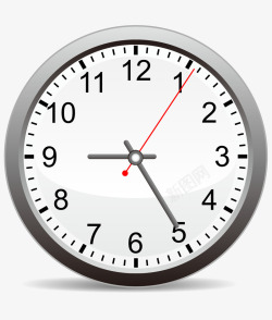 圆形拟真计时钟表时钟素材