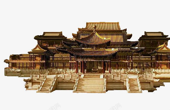 中国风寺庙复古古代建筑png免抠素材_新图网 https://ixintu.com 中国风 古代 复古 寺庙 建筑