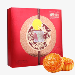 中式月饼包装盒素材