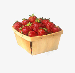 一盒草莓素材