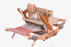 纺织机木制手工缝纫器材机械高清图片