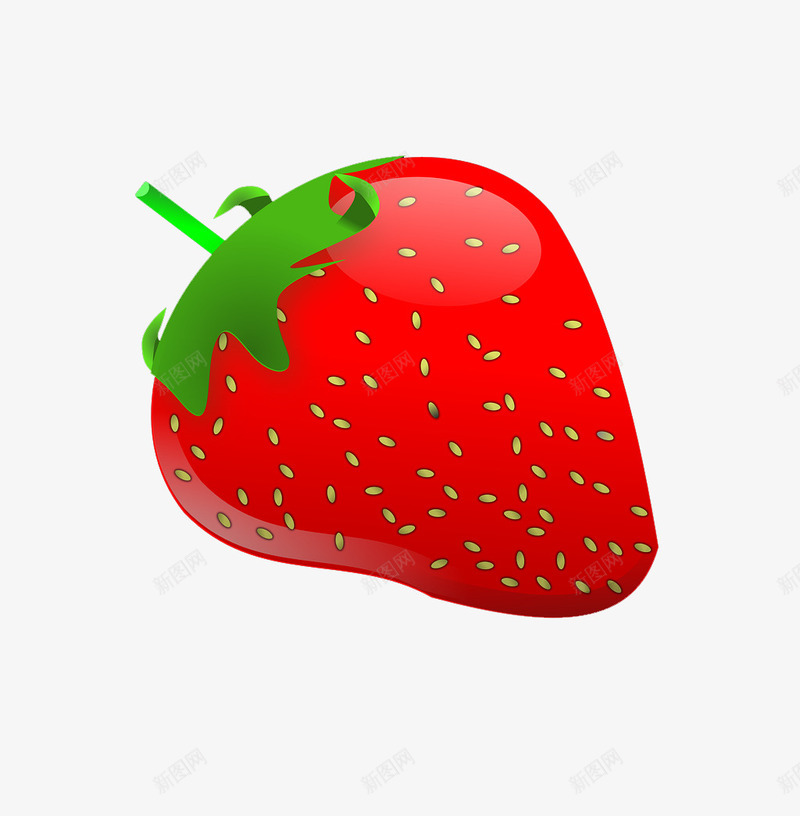 卡通水果草莓png免抠素材_新图网 https://ixintu.com 卡通 水果 维生素 草莓 营养 补充