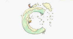 创意字母C素材