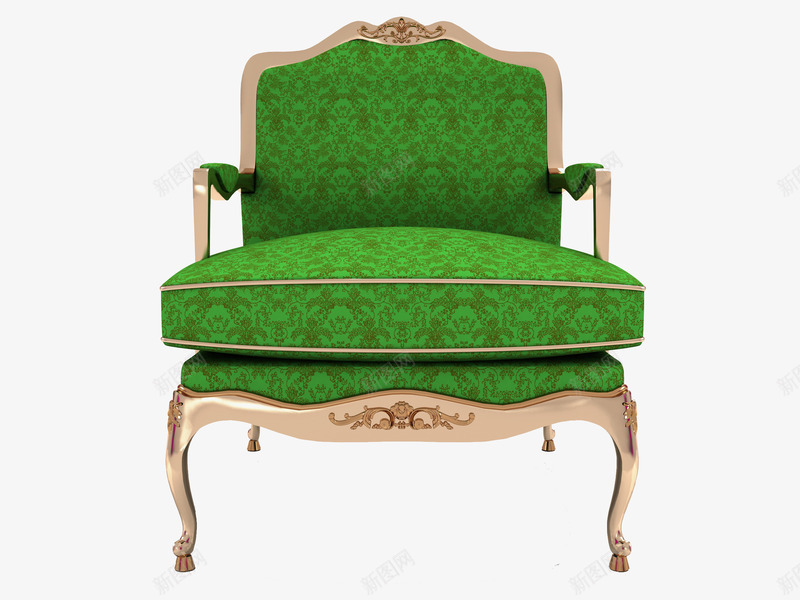 座椅png免抠素材_新图网 https://ixintu.com 古典 家居元素 时尚家具 桌子坐椅 欧式沙发奢华 沙发 绿 高档家具 高档皮质沙发 高贵椅子座椅