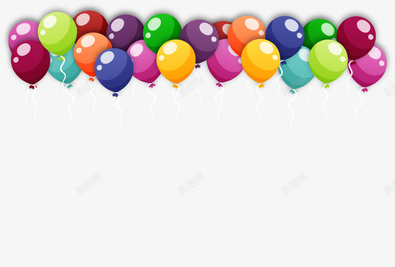 儿童节密集多彩气球png免抠素材_新图网 https://ixintu.com 一堆气球 儿童节 升空 多彩气球 密集气球 童趣