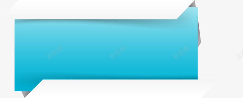 蓝色简约对话框png免抠素材_新图网 https://ixintu.com 标签 标题框 横幅 聊天 蓝色对话框 装饰图案