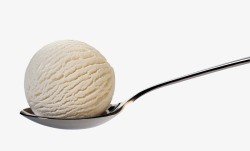 一个手工冰淇淋球素材
