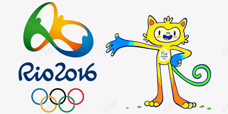 里约奥运会吉祥物图标png_新图网 https://ixintu.com logo 卡通 吉祥物 比赛 赛事 里约奥运会
