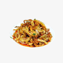咸菜丝豆豉榨菜肉丝食品餐饮高清图片