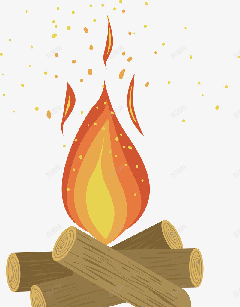 一个木制火堆矢量图eps免抠素材_新图网 https://ixintu.com 一个过对 木制 木制火堆 火堆 火堆PNG 火堆元素 矢量图 矢量火堆